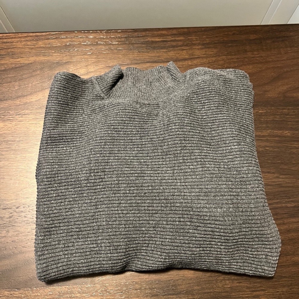 Gray Batwing Sweater